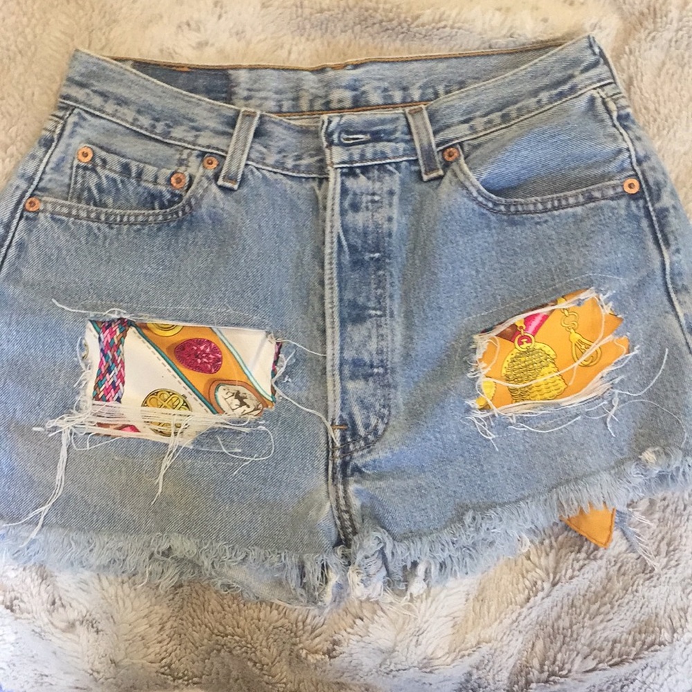 Custom made Levi jean shorts